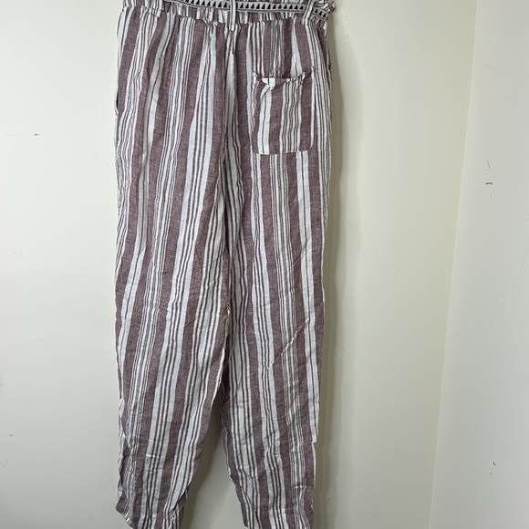 LemLem X H&M Striped 100% Linen Pants Size Small - Picture 5 of 15